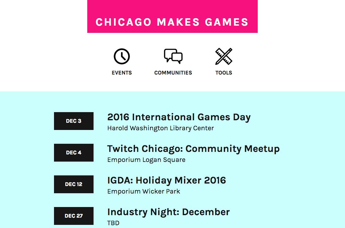 Chicago Makes Games