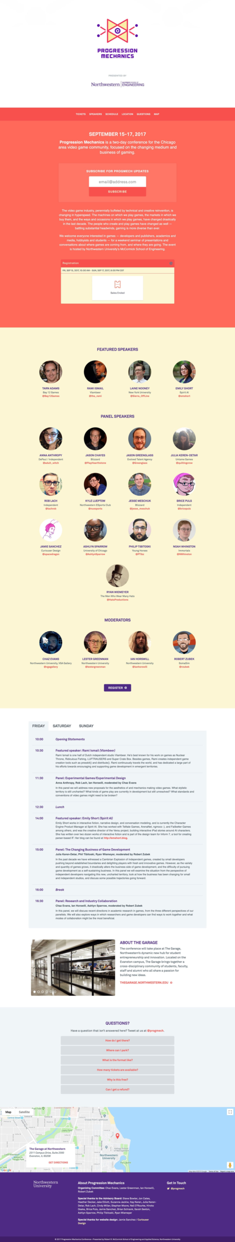 One-page website, lovingly hand-coded in HTML and CSS